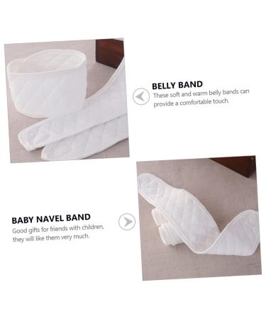 Healevad 12 Pcs Umbilical Cord Postpartum Belly Wraps | Maternity & Baby Gifts | Adjustable Navel Band | Infant Bellyband | Set of 2 Whitex 45X8X0.5CM - Buy Online on GoSupps.com