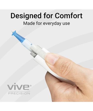 Vive Easy-Twist Lancets for Diabetes - 300 Count 30 Gauge Single Use Finger Pricker for Glucose Monitoring - Safe & Disposable Testing Needles - Buy Online on GoSupps.com