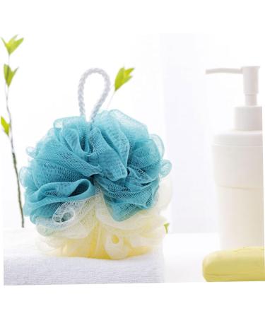 Buy Angoily 8pcs Color Matching Bath Ball Mesh Pouf & Men's Gloves - Soft Shower & Bath Scrubbers Perfect for Cleaning & Relaxation - Buy Online on GoSupps.com