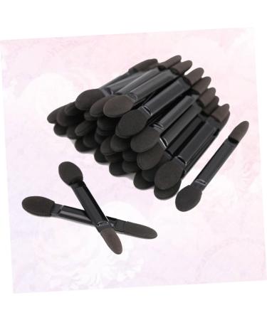 Baluue 150 Pcs Women Eyeshadow Brush Eye Shadow Applicator Double-end Eyeshadow Brushes Face Sponge Black - Buy Online on GoSupps.com
