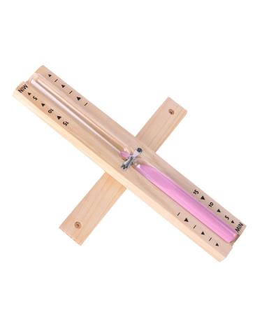 Tahuaon sauna hourglass 15 minutes rotatable wood sauna hourglass with white sand reloj de arena heat -resistant hourglass hourly glass timer pink rose