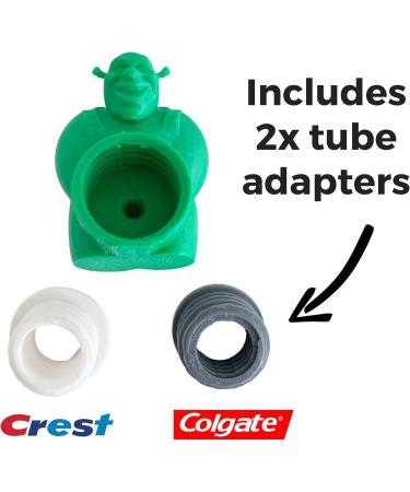 Funny Shrek Pooping Toothpaste Topper - 2 Adapters for Crest & Colgate - Best International Shipping - Buy Online on GoSupps.com