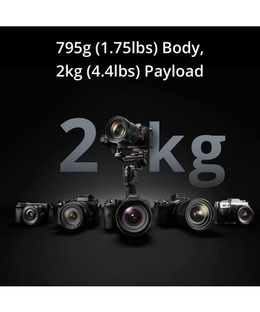  DJI RS 3 Mini, 3-Axis Mirrorless Gimbal Lightweight Stabilizer  for Canon/Sony/Panasonic/Nikon/Fujifilm, 2 kg (4.4 lbs) Tested Payload,  Bluetooth Shutter Control, Native Vertical Shooting : Electronics