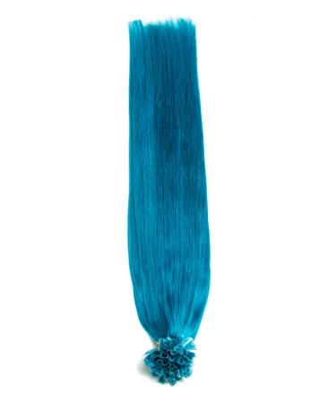 Turquoise Bonding Extensions - 100% Remy Hair 25 Strands 50cm U-Tip Keratin Extensions #705TURKIS - Buy Online on GoSupps.com