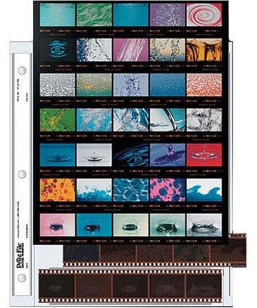Print File 35mm Negative Pages - Pack of 25 | Holds 7 Strips of 5 Frames with Contact Sheet - Buy Online on GoSupps.com