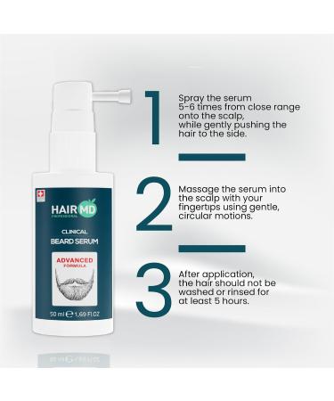 HairMD S rum barbe clinique 50 ml - Buy Online on GoSupps.com