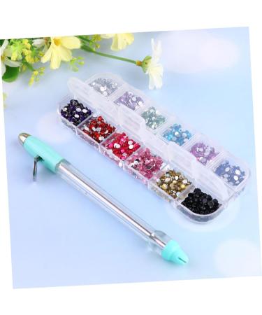 Healeved 1 Set Manicure Tools Nail Rhinestones Nail Decals for Nail Art Nail Decor DIY Glitter Nail Rhinestone Sequin Trim Nail Tools Nail Art Pen Nail Art Decoration Diamond Nail Pen - Buy Online on GoSupps.com