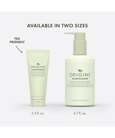 Origins Plantfusion Softening Hand & Body Lotion | Softens Dry Skin & Smooths Over Time | With Naturally-Derived Hyaluronic Acid & Salicylic Acid 6.7 Fl Oz - Full Size - Buy Online on GoSupps.com