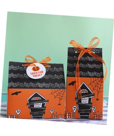 jojofuny 50pcs Box Halloween House Packing Box Halloween Cake Case Dessert Biscuit Box Child 16.5X8.5X8.5CM Assorted Color - Buy Online on GoSupps.com