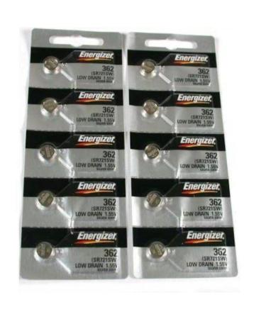 10 362 / 361 Energizer Watch Batteries SR721SW SR721W