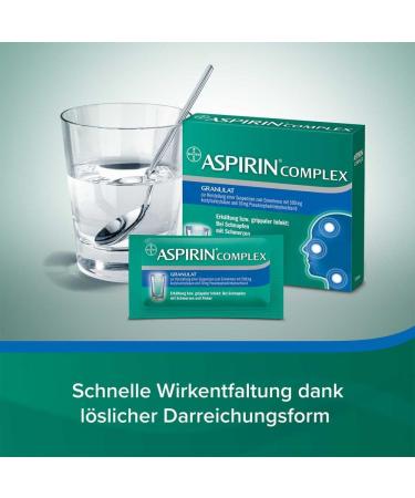 Aspirin Complex Granulate Bags - 40 Sticks | Fast International Shipping - Buy Online - Buy Online on GoSupps.com