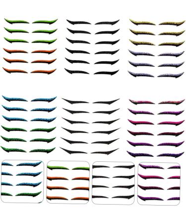 Balacoo Eyeliner Decal 6pcs Eyeliner Double Eyelid Stickers Beauty Supply Eye Line Strip Flash Beauty Products Eyeliner Sticker 1 count (Pack of 1) Assorted Color - Buy Online on GoSupps.com