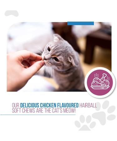 Revive Active - Feline Hairball Soft Chews 48ct - Cat Hairball Remedy Designed Specifically for Cats That are Prone to Hairball Problems - Treats That Help Maintain a Healthy Coat. - Buy Online on GoSupps.com