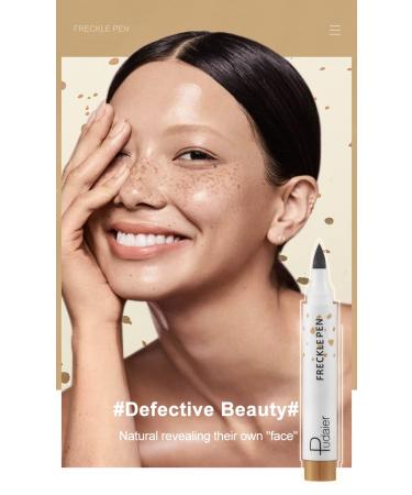 AKARY Freckle Pen - Waterproof Lifelike Freckle Makeup Concealer for Natural Effortless Sun Kissed Look (Light Brown) - Buy Online on GoSupps.com