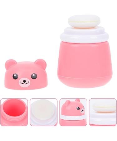 SOIMISS Bo te de Poudre pour Gar on Fille Petit Ours tui Houppette Vide Bo te de Rangement Pratique pour Soins de Gar on Fille - Buy Online on GoSupps.com