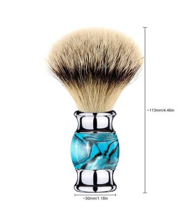 Grandslam Finest Badger Shaving Brush with Resin Handle - Blue - Buy Online on GoSupps.com