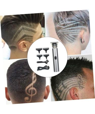 Beaupretty Rechargeable Electric Shaver & Hair Grooming Kit for Men - Special Carving Clippers & Fabric Shaver 14.7x2.4cm Silver - Buy Online on GoSupps.com