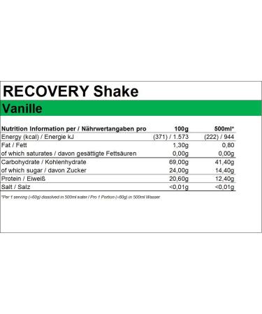 Buy Peeroton Recovery Shake Vanilla 600g - Fast International Shipping | Best Recovery Drink - Buy Online on GoSupps.com