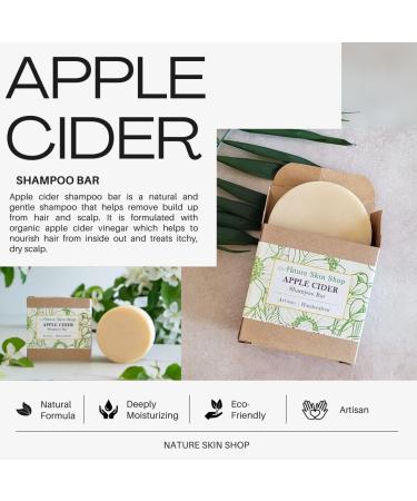Apple Cider Shampoo Bar - Removes Build-Up for Healthy Hair & Scalp | Natural & Eco-Friendly eCommerce Shipping Worldwide - Buy Online on GoSupps.com
