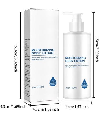 Cynamus Moisturising Lotion Milk Whitening Body Cream 100 ml Lightweight Anti-Ageing Silk Natural Lotion Daily Moisture for Quickly Absorbent Nourishing - Buy Online on GoSupps.com