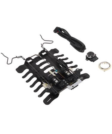 ZIXYQOL AutoSitz-Lendenwel support back support plastic and metal seat cushion 4-way switch built-in adjustable electrical lifting palette two engines relaxing lumbar board