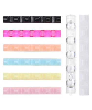 Lurrose 8pcs Nail Pen Holder Brush Holder For Nail Pens Nail Tech Accessories Nail Art Brush Holder Organizer Nail Stand Holder For Nail Art Brushes Nail Brush Acrylic Japanese Storage Rack