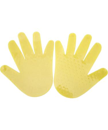 Chiciris Hand Shape Markers - 2 Pairs of Portable Non-Slip Palm Marks for Kids | Coordination Training & Creative Handprint Leaves (Yellow) - Buy Online on GoSupps.com