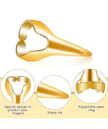 30-Piece Hair Parting Tool Finger Rings for Easy Braiding - Pinky Hair Sectioning Claws (3 Mixed Colors) - Buy Online on GoSupps.com