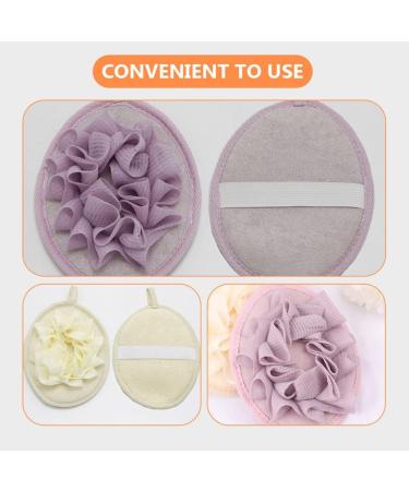 FOMIYES 4pcs Back Exfoliating Bath Balls | Bathing Shower Sponge Loofahs for Men & Women - Buy Online on GoSupps.com