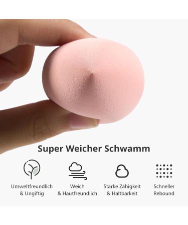 Cheerhom 4 PCS Makeup Sponge Set | Perfect for Liquid Foundation Powder & Cream with Storage Box - Flawless Beauty Tools for All Skin Types - Buy Online on GoSupps.com