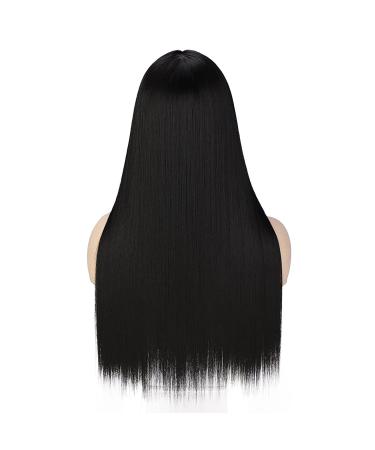 Buy Long Black Straight Wig for Women | Natural Brunett Wigs for Cosplay Costume Party & Halloween | Fast International Shipping - Buy Online on GoSupps.com