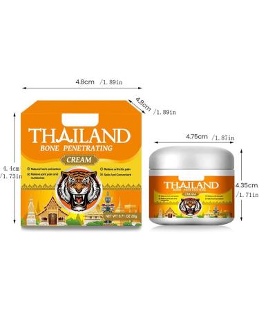 Cr me Anti-Douleur Tigre Cr me cr me contre la douleur les articulations et les os soulage les douleurs articulaires pour la taille/bras/l'arri re de la main convient tous les types de peau (2) - Buy Online on GoSupps.com