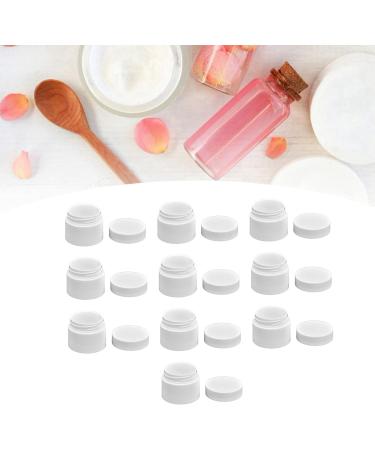 Yosoo 5g Round Clear Plastic Jars 10Pcs | Leak Proof & Portable Cream Containers | Refillable & Reusable Lotion Ointment Jars - Buy Online on GoSupps.com