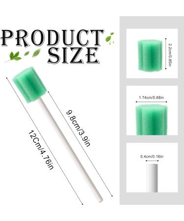 Buy Sterile Oral Sponges - 50 PCS Dental Swabs for Oral Hygiene | Cleaning Mouth Swab & Foam Care - Plum Blossom Cyan - Buy Online on GoSupps.com