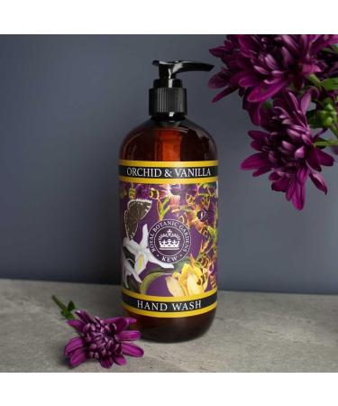 The English Soap Company Kew Gardens Hand and Body Wash Refreshing Botanical Wash with a Rich Lather Enriched with Soothing Aloe Vera and Vitamin E Orchid & Vanilla Scent 500ml - Buy Online on GoSupps.com