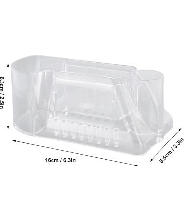 Nail Drill Holder Stand Transparent Nail Drill Grinding Bit Organizer Multifunctional Nail Drill Stand Display Storage Portable Nails Manicure Tools Display Box for Nail Lovers - Buy Online on GoSupps.com