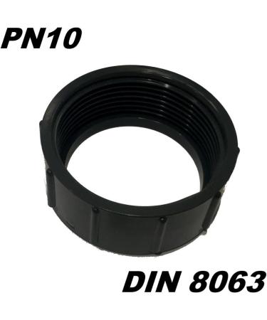 Adrenalin-Fishing PVC-U Fitting Adapter Screw Connection 50mm - Ideal for Koi Pond Pipe Construction | Worldwide Shipping - Buy Online on GoSupps.com