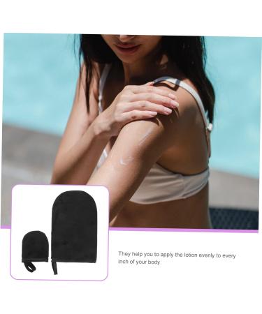 Healeved 1 Set Tanning Gloves Sunless Tanning Mittens Lotion Gel Nails Nail Art Protector Nail UV Nail Gloves Back Tanning Mitt Gel Nail Gloves Hand Painted Nail Supplies Pe - Buy Online on GoSupps.com