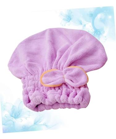 MAGICLULU Fast Drying Cap Bathing Accessories Womens Head Scarves Towel Shower Cap for Women Womens Bandana Hair Shower Cap Shower Caps for Hair Turbans for Shower Head Elastic Miss Violet M - Buy Online on GoSupps.com