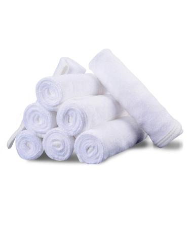 Microfiber Face Towel Face Cloth Facial Wash Cleansing Cloth Makeup Remover for Face 8 Pack (12 x 12 inch) Super Absorbent Quick Fast Drying Soft Eco-Friendly Towels (White) - Buy Online on GoSupps.com