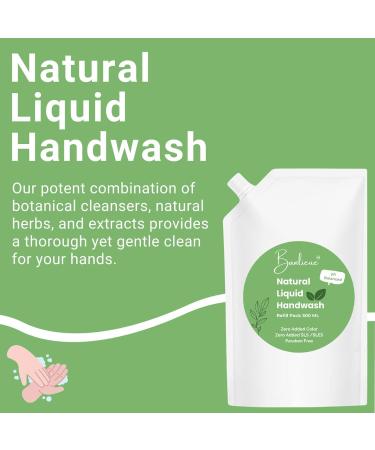 Ban-lieue Organic Natural Liquid Handwash - Herbal Non-Toxic Chemical-Free Paraben-Free Moisturizing for Sensitive Skin - 500 ML - Buy Online on GoSupps.com