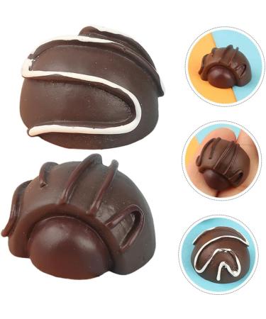 STAHAD 12pcs Simulation Chocolate Faux Dessert Fake Chocolates Bulk Multi-function Chocolate Model Interesting Fake Chocolate Decorative Fake Chocolate Resin Accessories Cream - Buy Online on GoSupps.com
