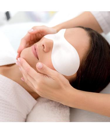 PAGOW 200 Disposable Non Woven Eye Care Cotton Facial Pads - DIY Clear Eye Mask Paper for Skincare Spa - Moisture Retaining Beauty Sheets - Buy Online on GoSupps.com