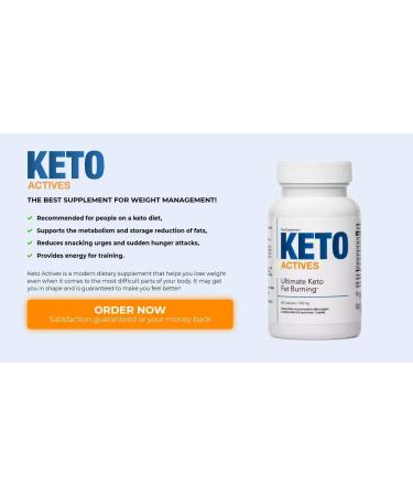 Keto Actives Premium - 100% Natural Fat Burner for Waist Hips & Legs - 60 Capsules - Buy Online on GoSupps.com