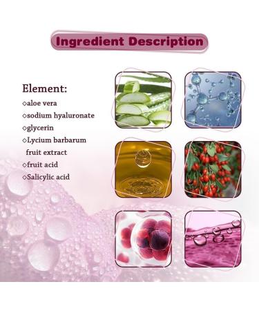 (100% 5 star) 4PCS Alpha Hydroxy Acid Serum Rosacea Facial Serum | Fruit Acid Serum for Reduce Redness | Rosacea Care Skin Care | for Face Redness Corrector | Balance Excess Sebum - 30ml - Buy Online on GoSupps.com