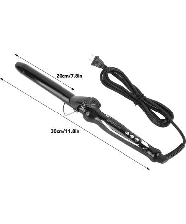 Curling Wand Multifunctional Easy To Use Ceramic Coating Ceramic Curling Iron for Home Travel (Black) - Buy Online on GoSupps.com