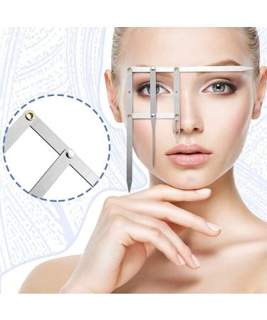 Ecverbyh 3 Pieces 3-Point Positioning Ruler Eyebrow Golden Proportion Thrush Ruler Permanent Eyebrow Measuring Tool DIY - Buy Online on GoSupps.com