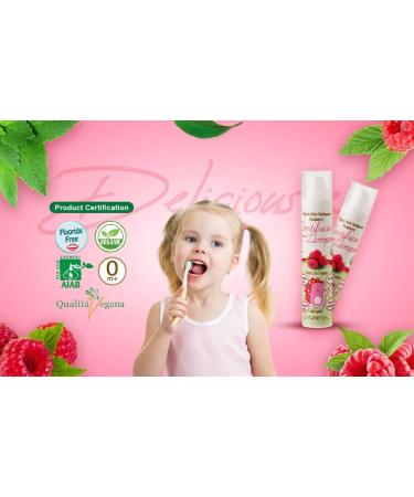 AZETA organic Baby Toothpaste 3-7 Years 50 ml Raspberry - Buy Online on GoSupps.com