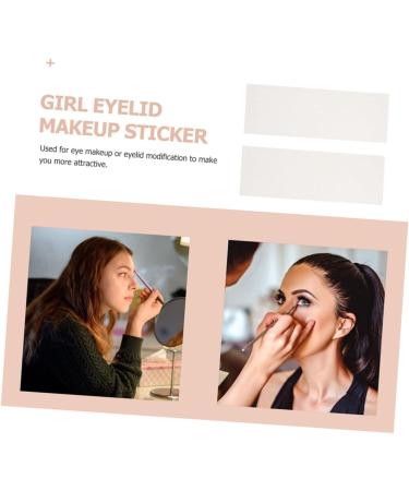 Housoutil 16pcs Lace Double Eyelid Sticker Female Makeup Eyelid Sticker Comfortable Eyelid Tape Post Net Mesh 2.8x0.4x0.1cm Yellow - Buy Online on GoSupps.com