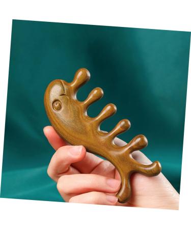 Magiclulu Wooden Scalp Massage Comb - Comfort & Style for Hairdressing | International Shipping - Buy Online on GoSupps.com